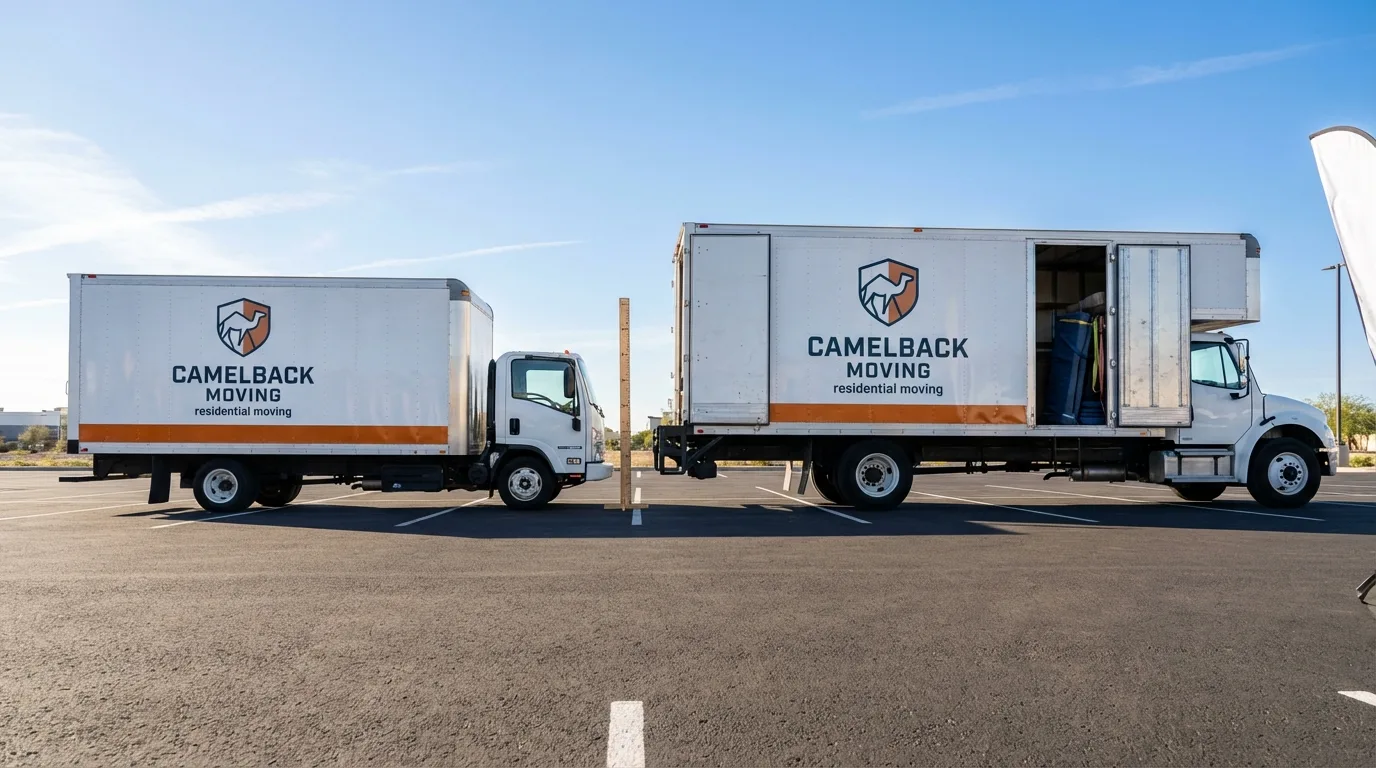 Moving truck size capacity guide in Old Orchard Beach